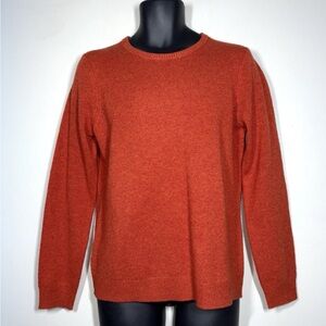 Woolovers Mens M Wool Jumper Sweater
Garnet red Crew Neck lambswool